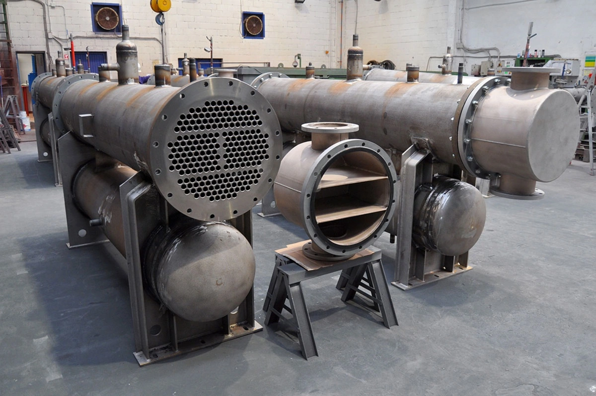 Titanium heat exchanger shell & tube